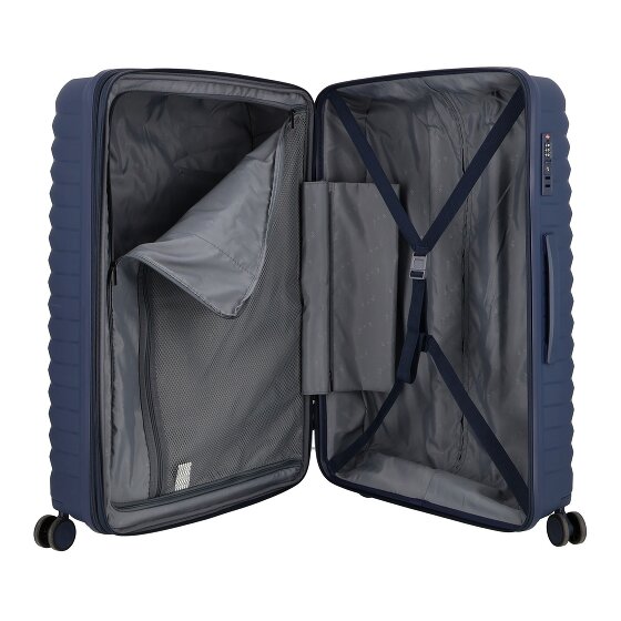 d&n Travel Line 4500 4 wheels Trolley L 75 cm with expansion pleat