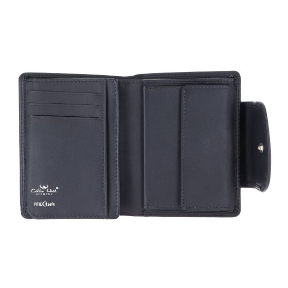 Golden Head Polo Wallet RFID protection Genuine Leather 12 cm
