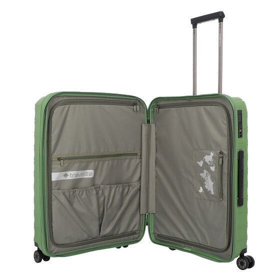 Travelite Mooby 4 wheels Trolley M 66 cm with expansion pleat