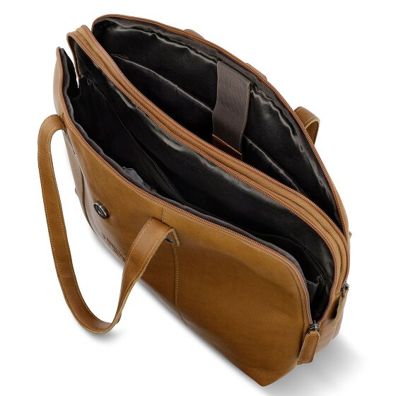 Klondike 1896 Gold Charles Briefcase Leather 37 cm Laptop compartment