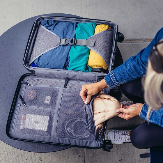 Gregory Quadro Pro 4 wheels Cabin trolley 55 cm with expansion pleat