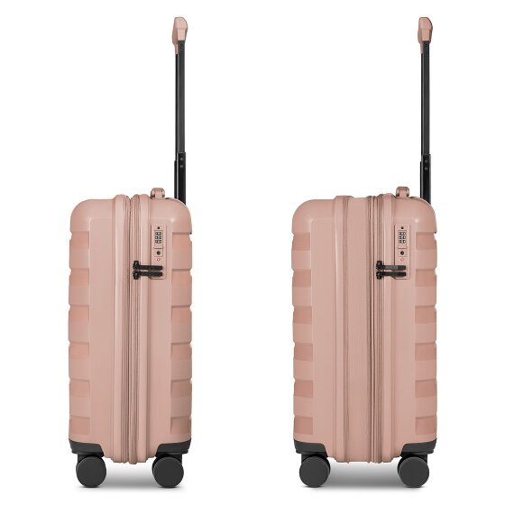d&n South Dakota 4 wheels Cabin trolley S 56 cm with expansion pleat