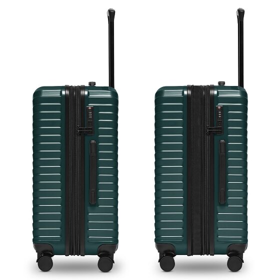 Redolz Essentials 18 4 wheels Suitcase set 3-piece with expansion pleat