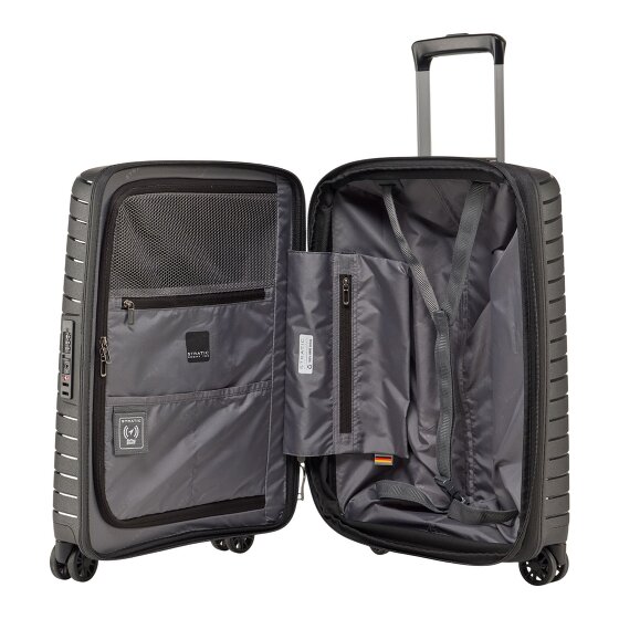 Stratic Novium 4 wheels Cabin trolley S 55 cm with expansion pleat