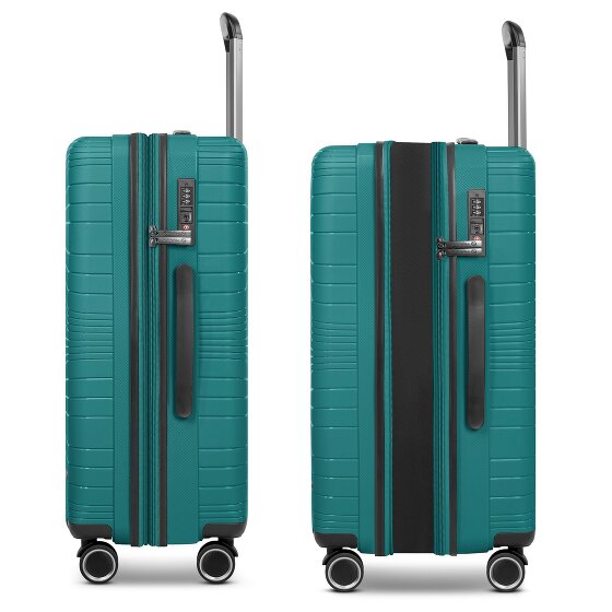 Franky Dallas 3.0 4-wheel suitcase set 3-piece with expansion fold
