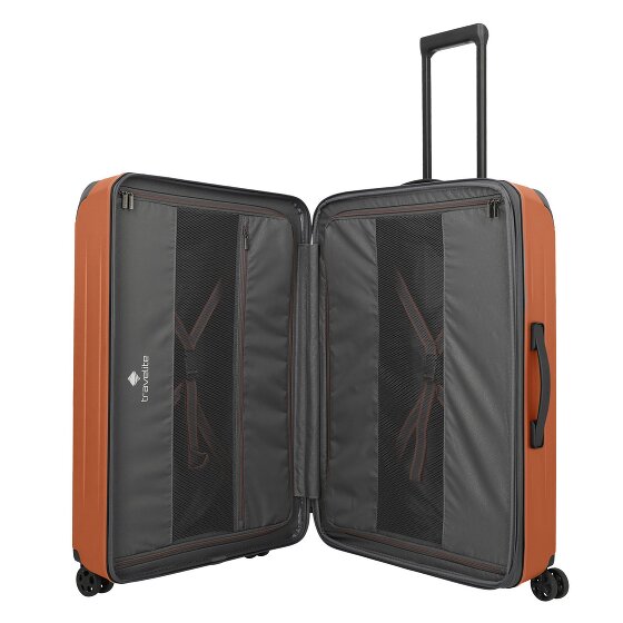 Travelite Dynamiic 4 wheels Trolley L 76 cm with expansion pleat