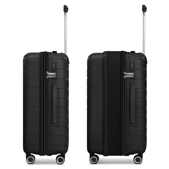 Franky London 4 wheels Trolley M 65 cm with expansion pleat