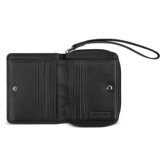 Bugatti Black Magic Wallet RFID protection Leather 11 cm