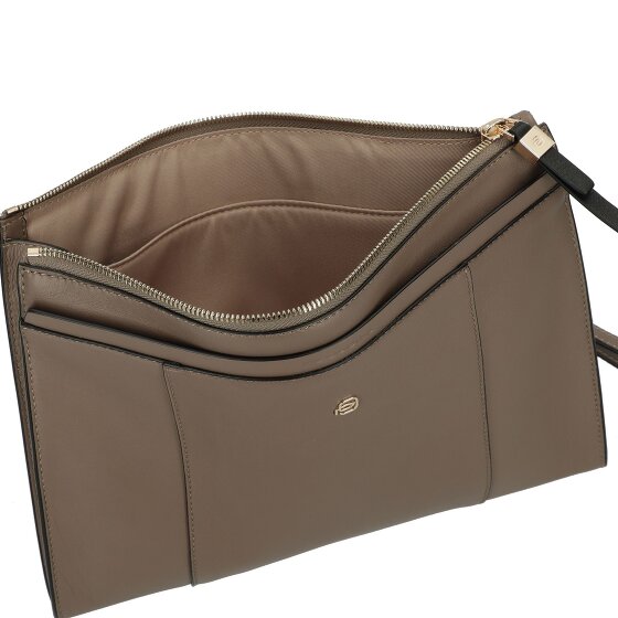 Piquadro Circle tablet clutch bag leather 30.5 cm