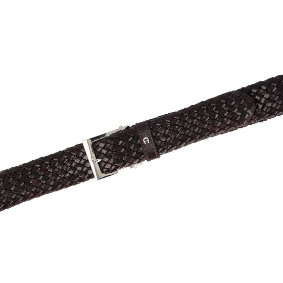 Aigner Business braided belt leather