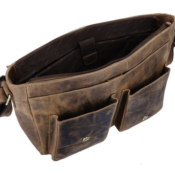 Greenburry Vintage Messenger Genuine Leather 40 cm Laptop compartment