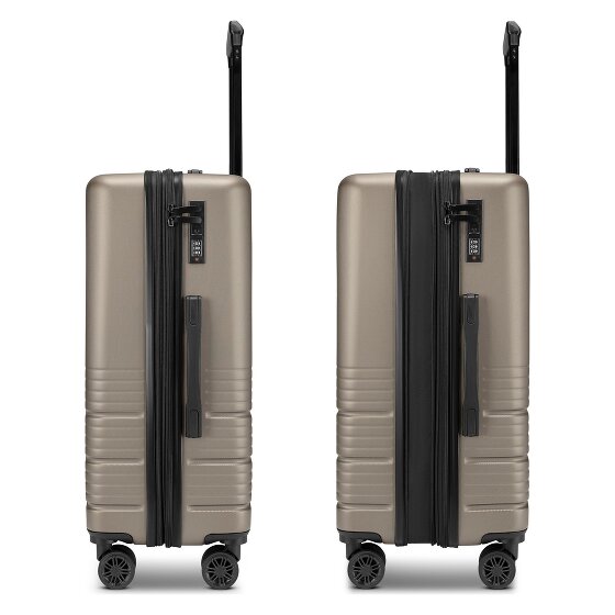 camel active Hanoi 4 wheels Suitcase set 3-piece with expansion pleat