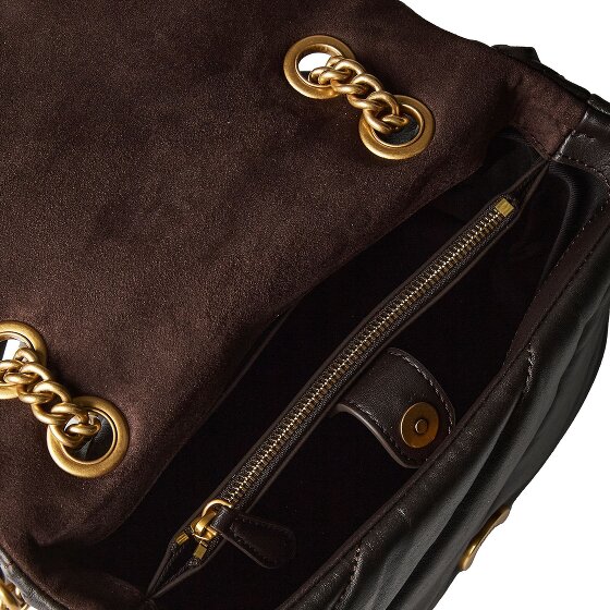 PINKO Love Puff Mini Shoulder Bag Genuine Leather 23 cm