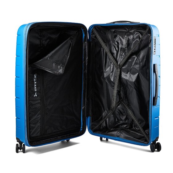 Polestream Strz by Asteroid 4 wheels Trolley L 74 cm with expansion pleat