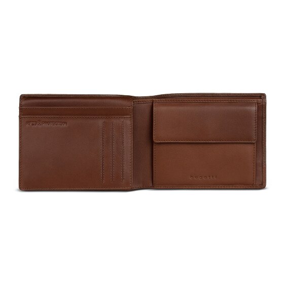 Bugatti Due Wallet RFID protection Leather 12.5 cm