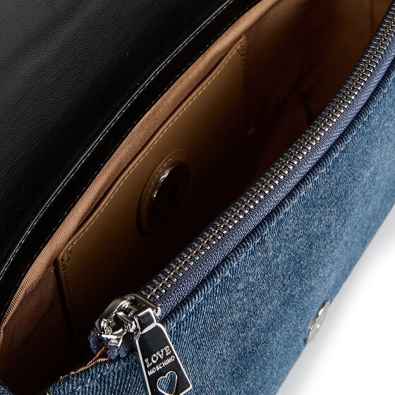 Love Moschino Denim Signature Love Shoulder Bag 24 cm