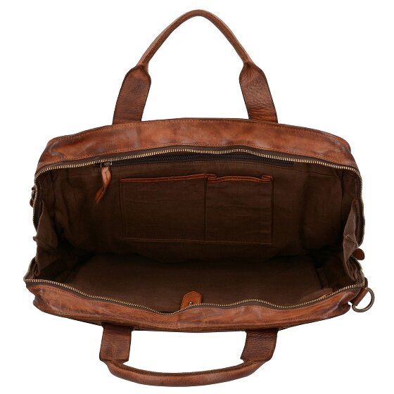 Harold's Saddle briefcase leather 41 cm laptop compartment