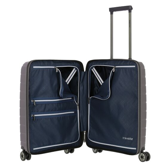 Travelite Air Base 4 wheels Cabin suitcase 55 cm Laptop compartment