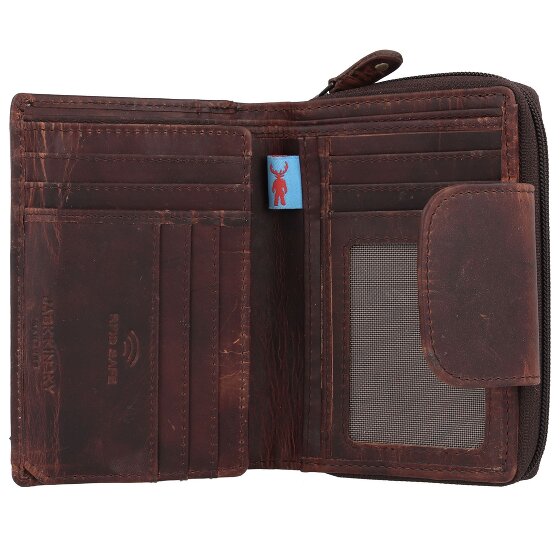 Jack Kinsky Monterey Wallet RFID protection Leather 10 cm