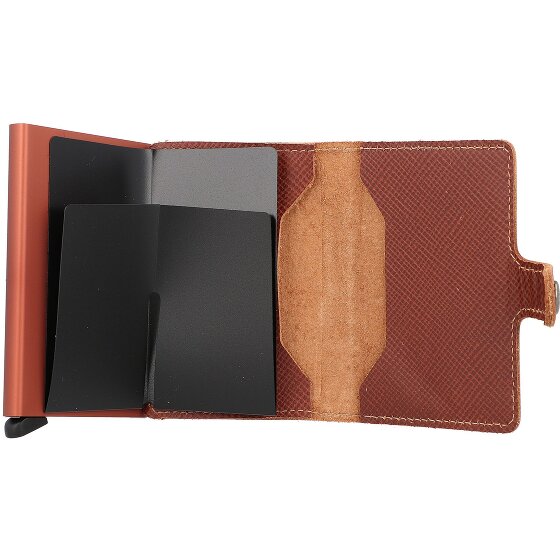 Secrid Miniwallet Saffiano credit card holder RFID leather 6.5 cm