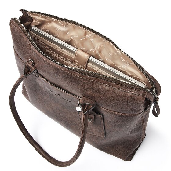Castelijn & Beerens Carisma shoulder bag RFID leather 40 cm laptop compartment