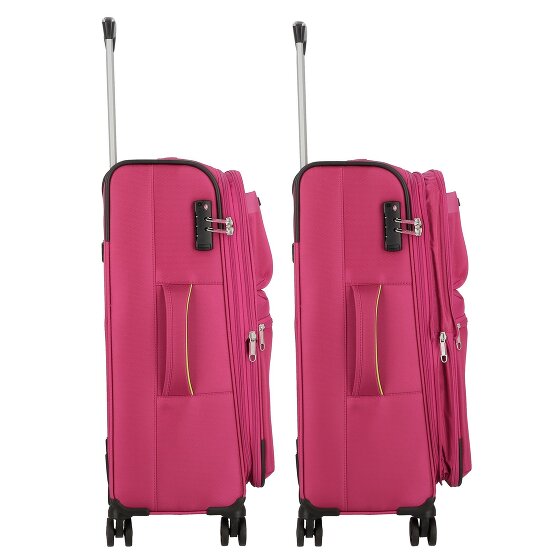 d&n Travel Line 6704 4 wheels Suitcase set 3-piece