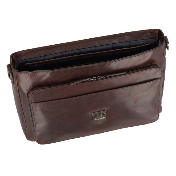Leonhard Heyden Roma briefcase leather 39 cm laptop compartment