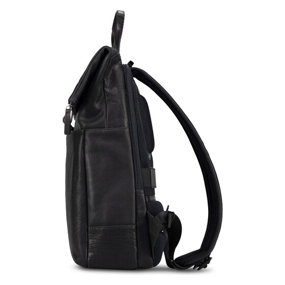 Jost Glasgow Daypack RFID protection Genuine Leather 42 cm Laptop compartment