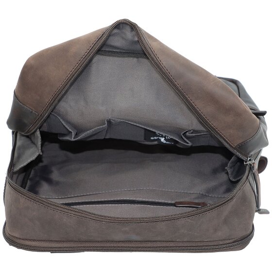 Strellson Brick Lane backpack leather 42 cm laptop compartment