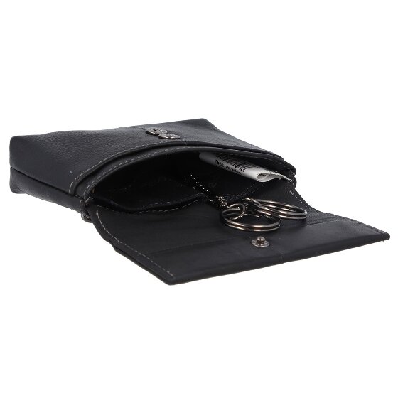 Greenland Nature Black Nappa Key Case RFID Leather 11.5 cm