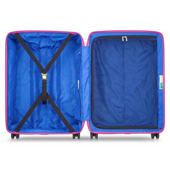Delsey Paris x United Colors of Benetton Fabrica 4-wheel suitcase set 3 pcs.