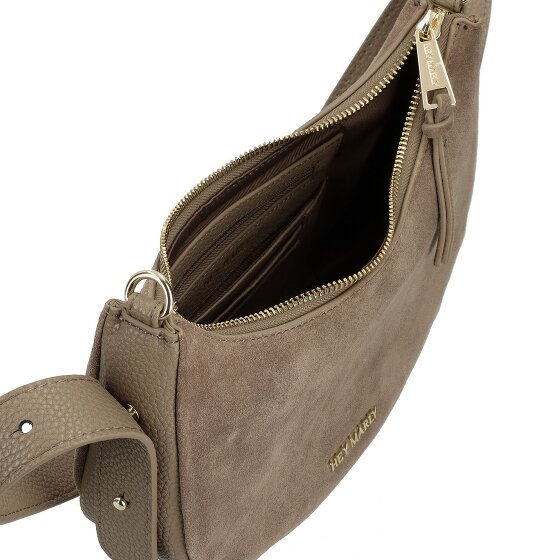 Hey Marly Lifetime Sister Suede Shoulder Bag Genuine Leather 25 cm
