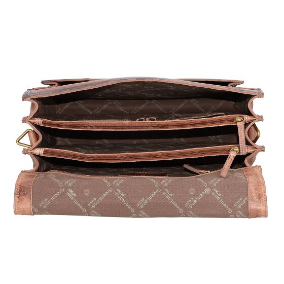 Greenland Nature Mascu & Line Briefcase Leather 40 cm