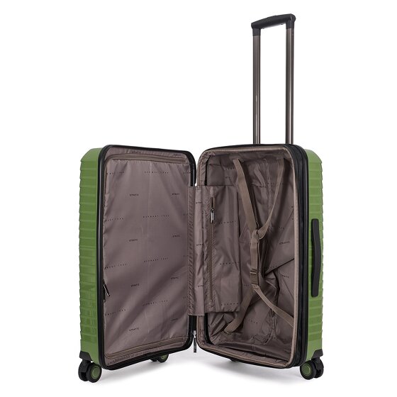 Stratic Bright+ 4 wheels Trolley M 66 cm with expansion pleat