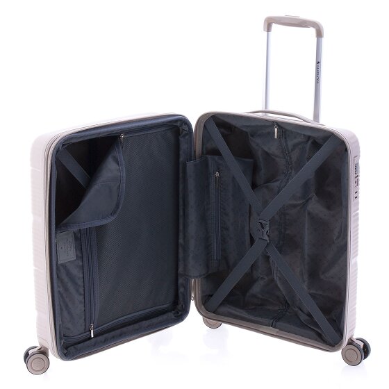 Gladiator 0800 4 wheels Cabin trolley 55 cm with expansion pleat