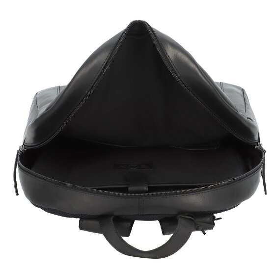 Greenburry Pure Black Daypack Leather 46 cm Laptop compartment