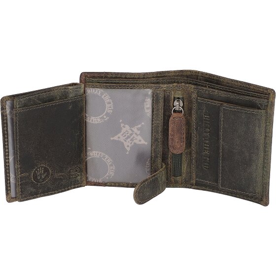 Billy the Kid Hunter wallet RFID leather 8 cm