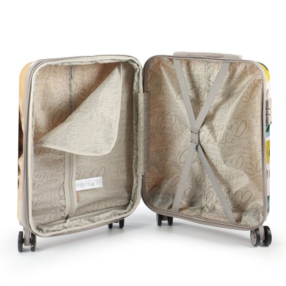 Anekke Muse 4 wheels Cabin trolley 55 cm with expansion pleat