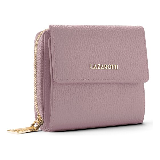 Lazarotti Bologna Leather Zip-Around Wallet, Leather, 12 cm