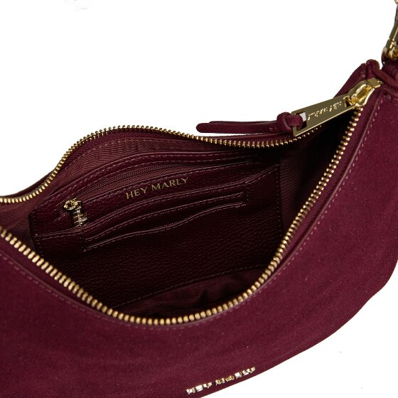 Hey Marly Lifetime Sister Suede Shoulder Bag Leather 25 cm