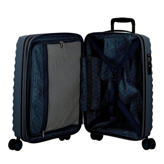 Jump Xwave 4 wheels Cabin trolley 55 cm with expansion pleat