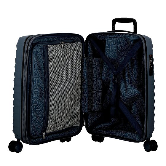 Jump Xwave 4 wheels Cabin trolley 55 cm with expansion pleat