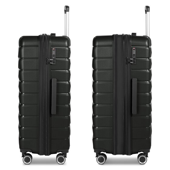 Bench Paris 4 wheels Trolley L 76 cm with expansion pleat