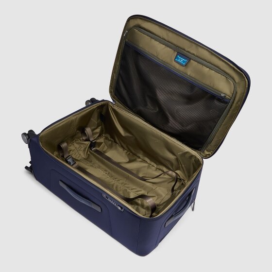 Piquadro Brief 4 wheels Trolley 68 cm with expansion pleat
