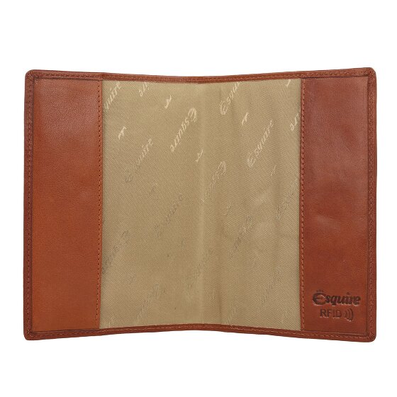 Esquire Toscana Passport case Leather 9.5 cm