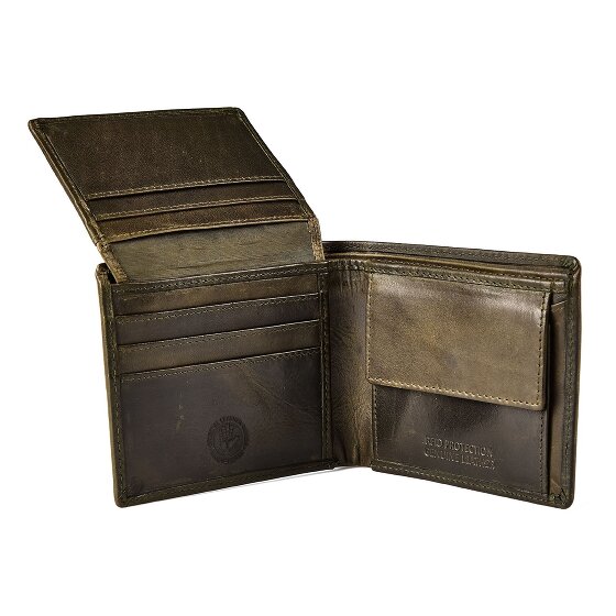 Greenburry Newport Wallet RFID protection Leather 11 cm