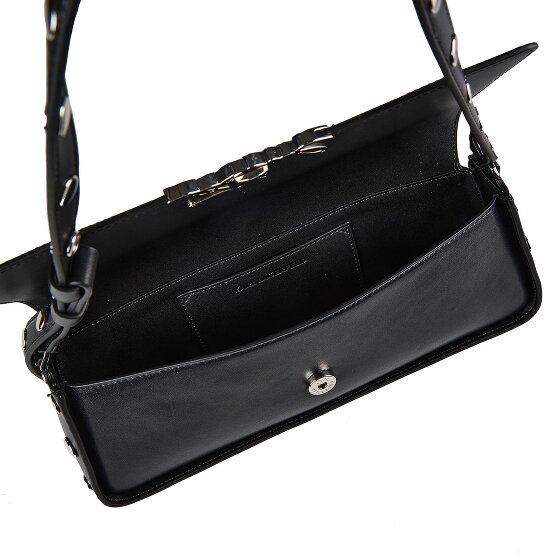 Karl Lagerfeld Signature Shoulder Bag Genuine Leather 32 cm