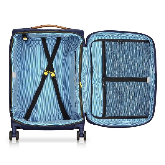Delsey Paris Montmartre 3 4 wheels Trolley 66 cm with expansion pleat