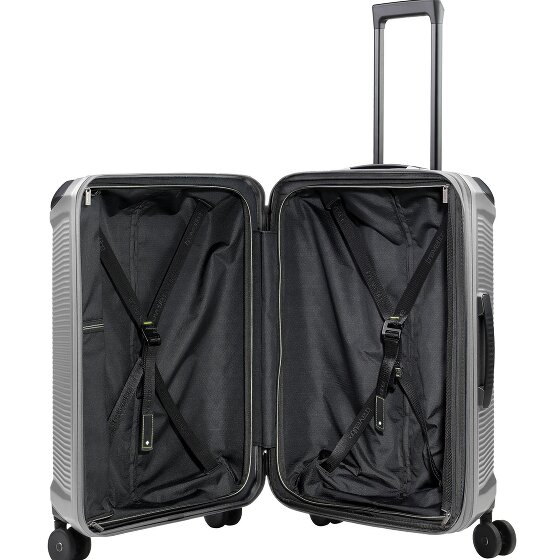 Travelite Millennium 4 wheels Suitcase set 3-piece with expansion pleat