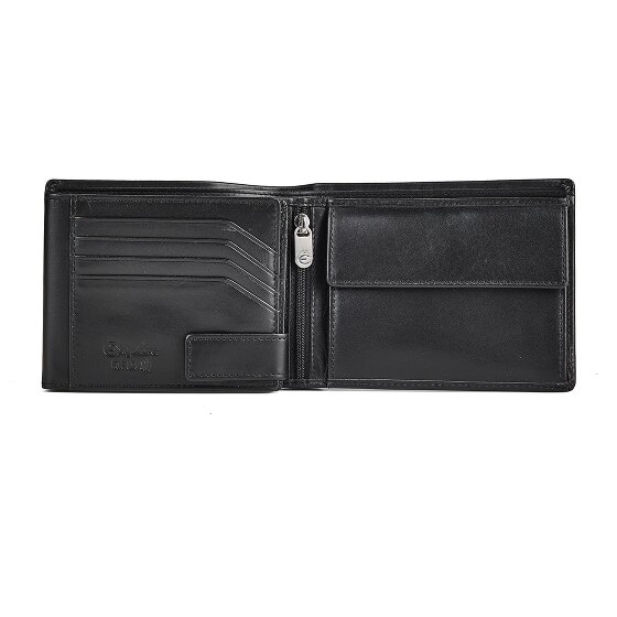 Esquire Silk Wallet RFID protection Genuine Leather 12 cm
